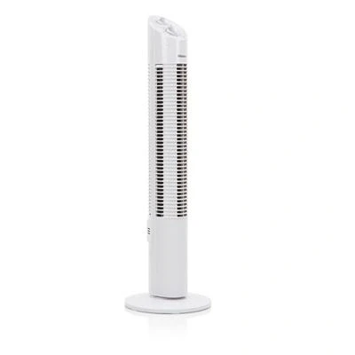 Imagen de Tristar VE 5905 Ventilador de torre oscilante 75 con temporizador (20 120 min) y 73 cm alto, 3 ajustes velocidad, asa integrada, protección contra sobrecalentamiento, 54 dB, 30 W