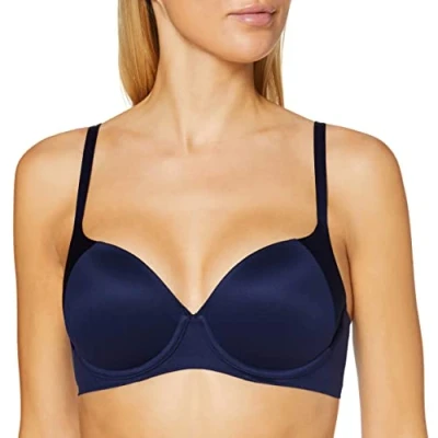 Imagen de Triumph Body Make Up Soft Touch WP Ex Sujetador con Aros, Navy Blue, 85B para Mujer