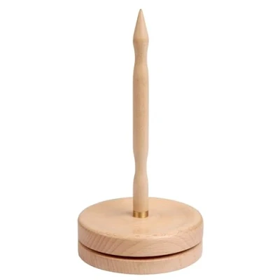 Imagen de KnitPro KP35006 Dispensador de hilo natural, madera, multicolor