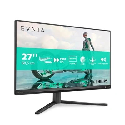Imagen de Philips 27M2N3200AM Monitor Gaming Full HD de 27 Pulgadas, 180 Hz, 1ms GtG, FreeSync Prem., G Sync Comp. (1920x1080, 2X HDMI, DisplayPort) Negro/Gris