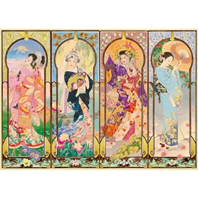 Imagen de Ravensburger Puzzle Cuatro Estaciones, Rompecabezas para Adultos, Regalo Niños de 14+ Años, Juego Educativo y Estimulante, 1000 Piezas, 70x50 cm