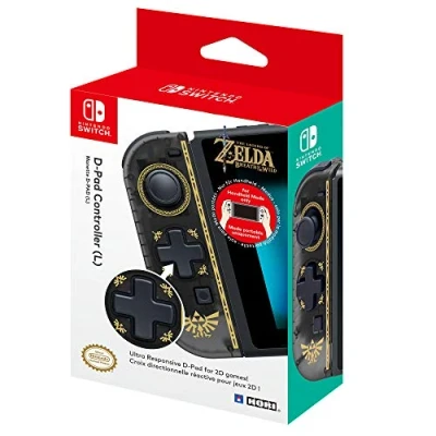 Imagen de Mando Nintendo Switch Hori Pro D Pad Zelda, Para Switch, Joy Con izquierdo, Negro