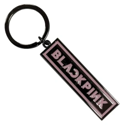 Imagen de Rock Off officially licensed products Blackpink Llavero con logotipo de banda, talla única, Negro , única