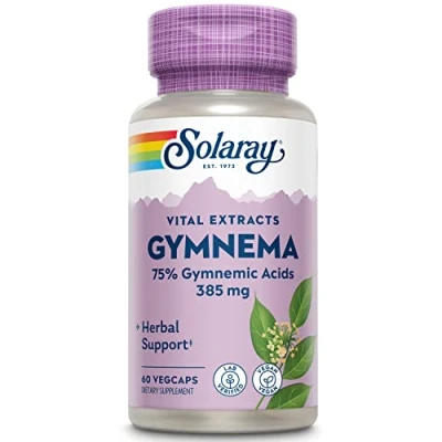 Imagen de Solaray Gymnema 385mg 60 VegCaps