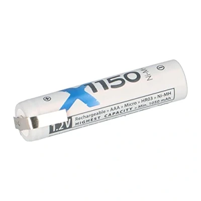 Imagen de Batería AAA Micro NI MH 1,2 V 1150 mAh Z soldadura recargable + baja autodescarga