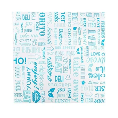 Imagen de 1000 unidades Envoltorios Basket &#039;Parole&#039; 32 G/M2 31X31 Cm Azul Perg. Antigrasas