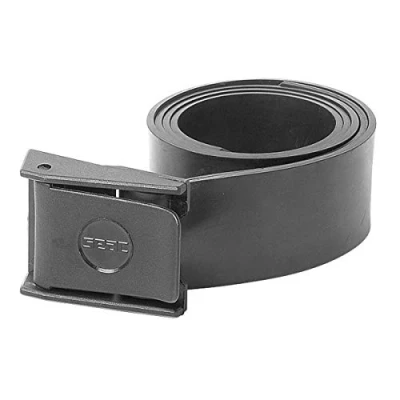 Imagen de SEAC 0990006 Cinturón de Goma con Hebilla, Hombre, Negro