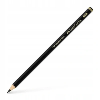 Imagen de Faber Castell 115200, Caja 12 lápices pitt grafito mate, HB, Negro
