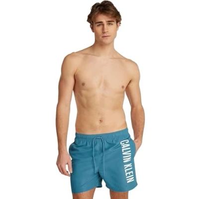Imagen de Calvin Klein Swimwear Drawstring Bañador, Hombre, Talla: 4XL, Storm blue
