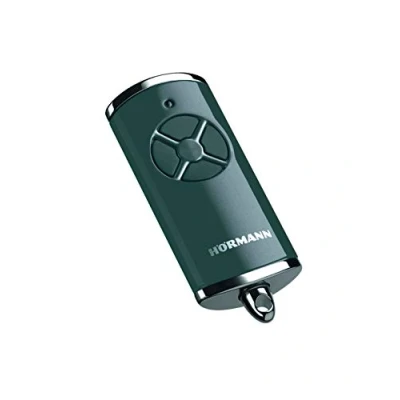 Imagen de Hörmann 4511573 HSE 4 BS Mando a Distancia para Puerta de Garaje (868 MHz, Pilas, 28 x 70 14 mm, Incluye Llavero), Color Antracita Brillante