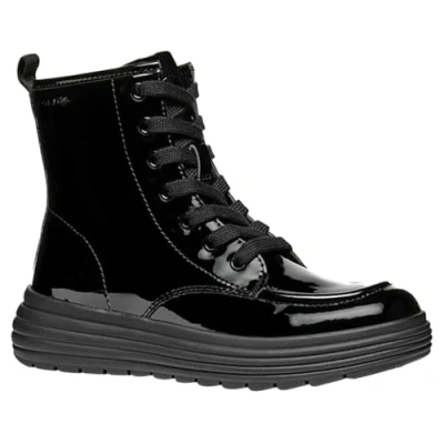 Imagen de Geox Phaolae GIRL Botines con cordones para niños, Talla: 38, Black Zapatos