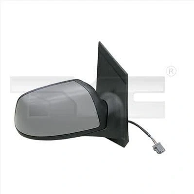 Imagen de espejo retrovisor Tyc 310 0082 izquierda imprimado negro convexo, calefactable, para ajuste elect. FORD: Focus 2, 2 Limousine