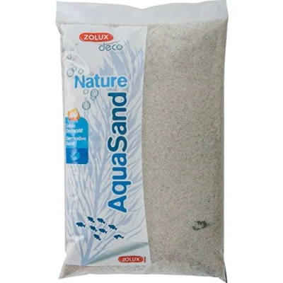 Imagen de Zolux Grava Natural para Acuario (Cuarzo Fino, 0,3 a 1,2 mm, granulometría, 5 kg)