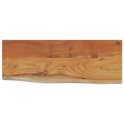 Imagen de vidaXL Estante Pared Rectangular Madera Acacia Borde Vivo 50x20x3,8 cm