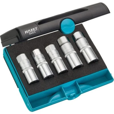 Imagen de HAZET 844/5 Extractor de pernos 5 185 Safety Insert System, SmartCase Acero cromo vanadio