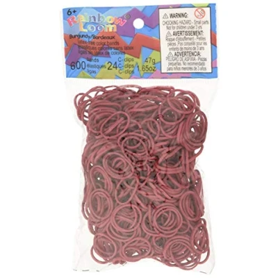 Imagen de Elásticos Rainbow Loom Marrón Burdeos
