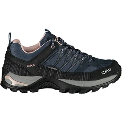 Imagen de CMP Rigel Low Wmn Trekking Shoe Wp, Zapatillas de Senderismo Mujer, Azul (Asphalt Antracita Rosa), 44 EU