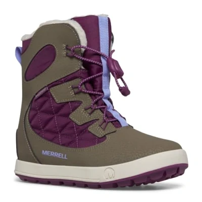 Imagen de Merrell Unisex Botas para la nieve niños, Talla: 31, Truffle/plum Zapatos