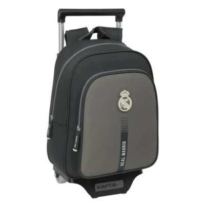Imagen de Safta REAL MADRID 3ª EQUIPACIÓN 24/25 Mochila Infantil con Carro 705, Ideal para Niños de Diferentes Edades, Cómoda y Versátil, Calidad Resistencia, 27x10x33 cm