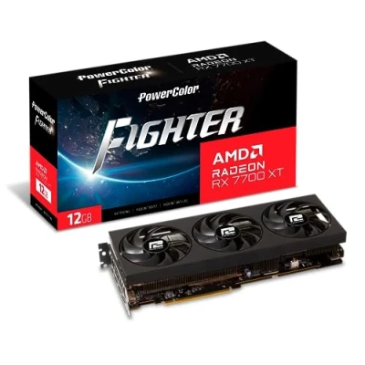 Imagen de Powercolor VGA RX 7700XT 12GB GDDR6 Fighter