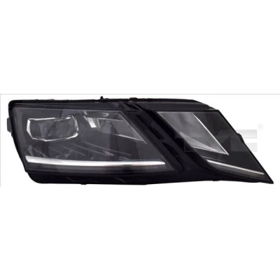 Imagen de TYC 20 16219 06 2 Faros derecha LED con luz diurna, de curva dinámica LED, electromotor, sin unidad control