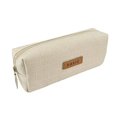 Imagen de iSuperb Estuche Escolar Pequeña Bolsa para Lapices Estudiante Plumier Colegio Color Sólido 19,8 X 8 5cm