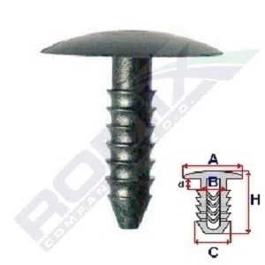 Imagen de Elemento de fijación, cubierta del motor ROMIX ROM A12631
