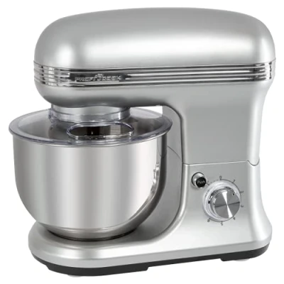Imagen de ProfiCook PC KM 1222 W Amasadora (incluye báscula de cocina digital, cuenco acero inoxidable 5,0 litros, capacidad 2,5 a 3 kg, hasta 5000 g, inoxidable) (501222)