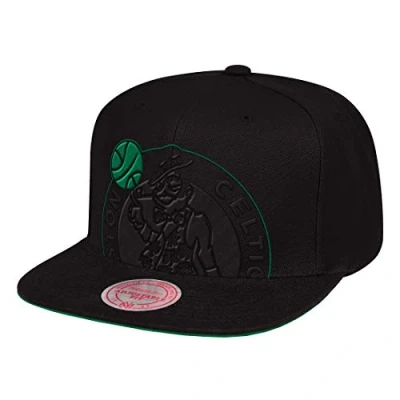 Imagen de Mitchell &amp; Ness Gorra Snapback Cropped XL Boston Celtics Black, Negro , Talla única