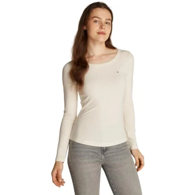 Imagen de Tommy Hilfiger SLIM Camiseta de manga larga, Mujer, Talla: Small, Calico