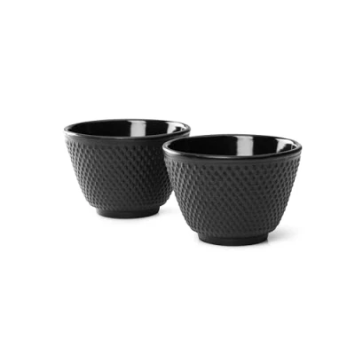 Imagen de Bredemeijer G004Z Tazas de té Jang, negro (juego 2)