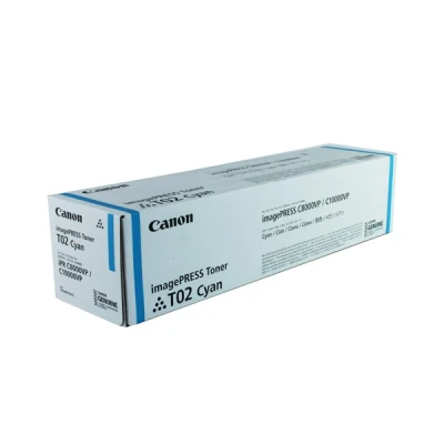 Imagen de ImagePRESS C8000 Canon T02 toner cian (original)