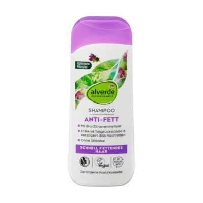 Imagen de Alverde Champú anti fett para cabello graso y normal, 200 ml