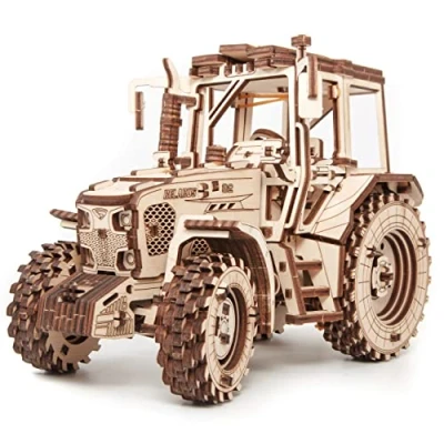 Imagen de EWA Eco Wood Art Tractor BELARUS 82 Rompecabezas mecánico 3D de Madera para Adultos y Adolescentes Montaje sin Pegamento 269 Piezas