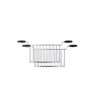 Imagen de SMEG TSSR02 Rejilla para sándwiches Accesorio tostadora, Plastic, Cromo/Negro
