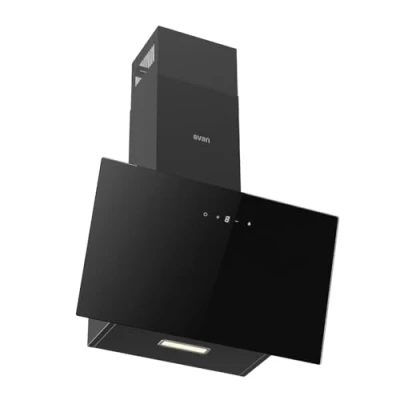 Imagen de Svan Campana Extractora Inclinada 90cm Negro SCPD901AN. Potencia 41,5m3/h, Tiro Doble, 3 Velocidades, Control Táctil, Filtro apto para Lavavajillas