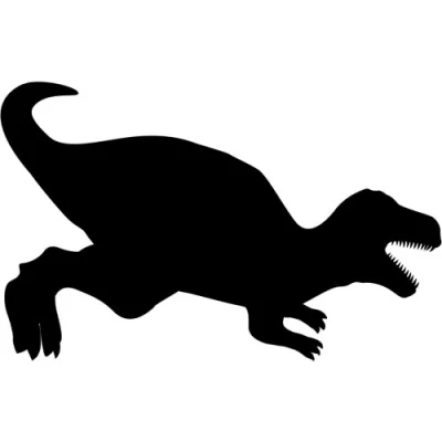 Imagen de Securit Pizarra, diseño de dinosaurio, color negro