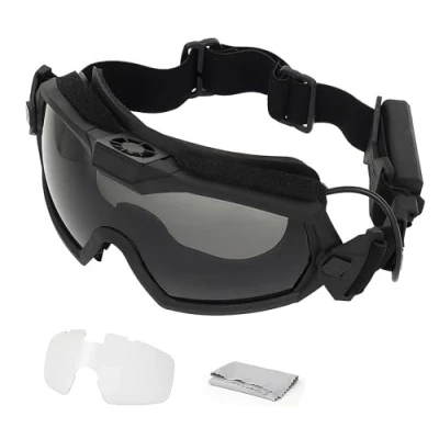 Imagen de WISEONUS Fan Version Cooler Tactical Airsoft Paintball Gafas Regulador Protectoras para Snowboard Esquí Caza Tiro Bicicleta Deportes