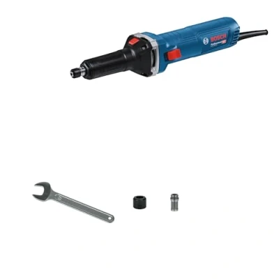 Imagen de Bosch Professional amoladora recta con cable GGS 30 LS (potencia de 750 W, hasta 33 000 rpm, incl. 1 atornillador, pinza sujeción 6 mm tuerca unión)