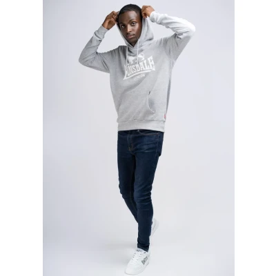 Imagen de Lonsdale Fremington Jersey con capucha, Hombre, Talla: 3XL, Marl grey