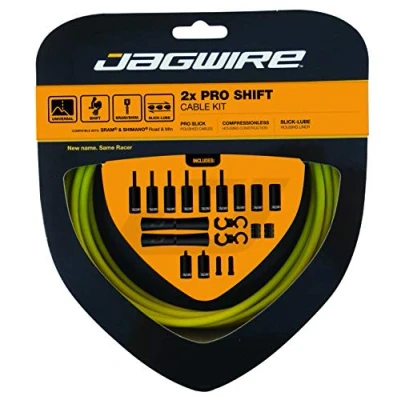 Imagen de Jagwire PCK507 Kit de cables y fundas para adulto, color amarillo