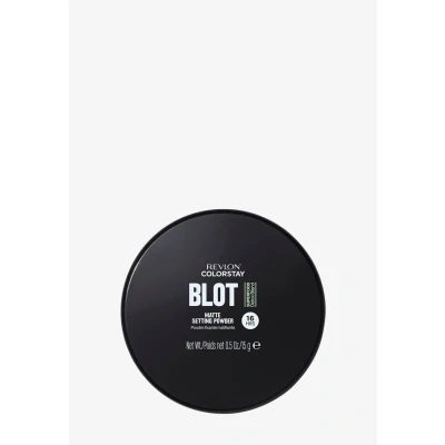 Imagen de REVLON ColorStay Blot Face Powder, Polvo translúcido maquillaje que matifica, absorbe el aceite y difumina las imperfecciones la apariencia de los poros 15 gr
