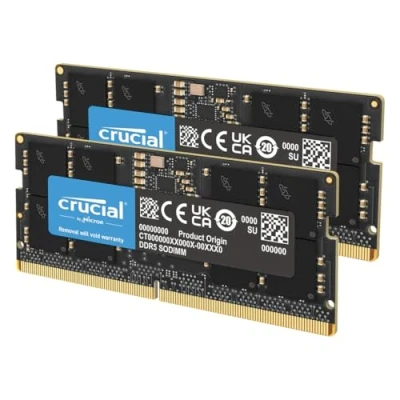 Imagen de Crucial RAM 96GB Kit (2x48GB) DDR5 5600MHz (o 5200MHz o 4800MHz) Memoria del Portátil CT2K48G56C46S5