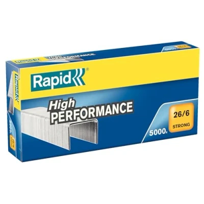 Imagen de Rapid 24862000 Grapas Standard 5000 unidades, 26/6 mm, 30 hojas