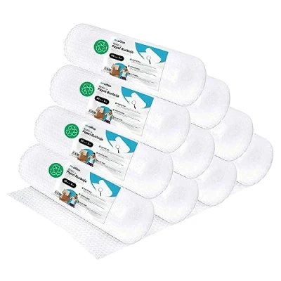 Imagen de Rollo Plástico de Burbujas, Burbujas Reciclado para Embalar, Mudanzas, Embalajes y Cajas, Embalaje · m office (50cmx5m, 10 unds)
