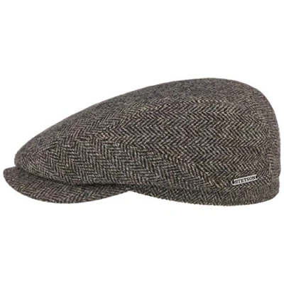 Imagen de Stetson Gorra Belfast Classic Wool Hombre Made in The EU Gorros con Visera Gorro Ivy de Visera, Forro, Forro otoño/Invierno 57 cm marrón Oscuro