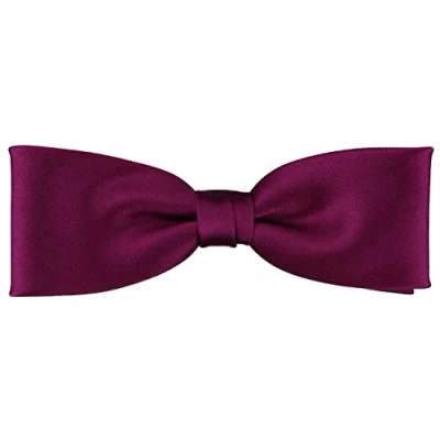 Imagen de TigerTie estrecha pajarita en magenta monocromo + Box