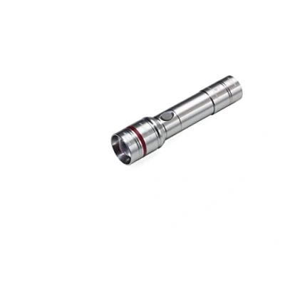 Imagen de TROIKA CAR ECO BEAM TOR54/TI Linterna LED 2 intensidades luminosas, luz intermitente, anillo de emergencia color rojo, zoom 4 niveles se carga con 12V original