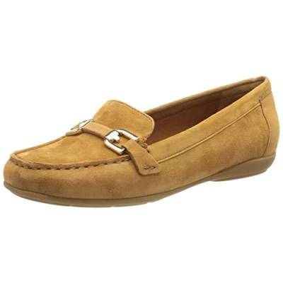 Imagen de Geox D Annytah Moc, Mocasin, marrón Claro, 37.5 EU