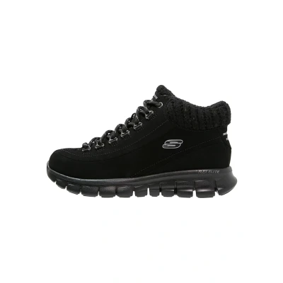 Imagen de Skechers Synergy Winter Nights, Botas Mujer, Black Trubuck Trim L, 35 EU